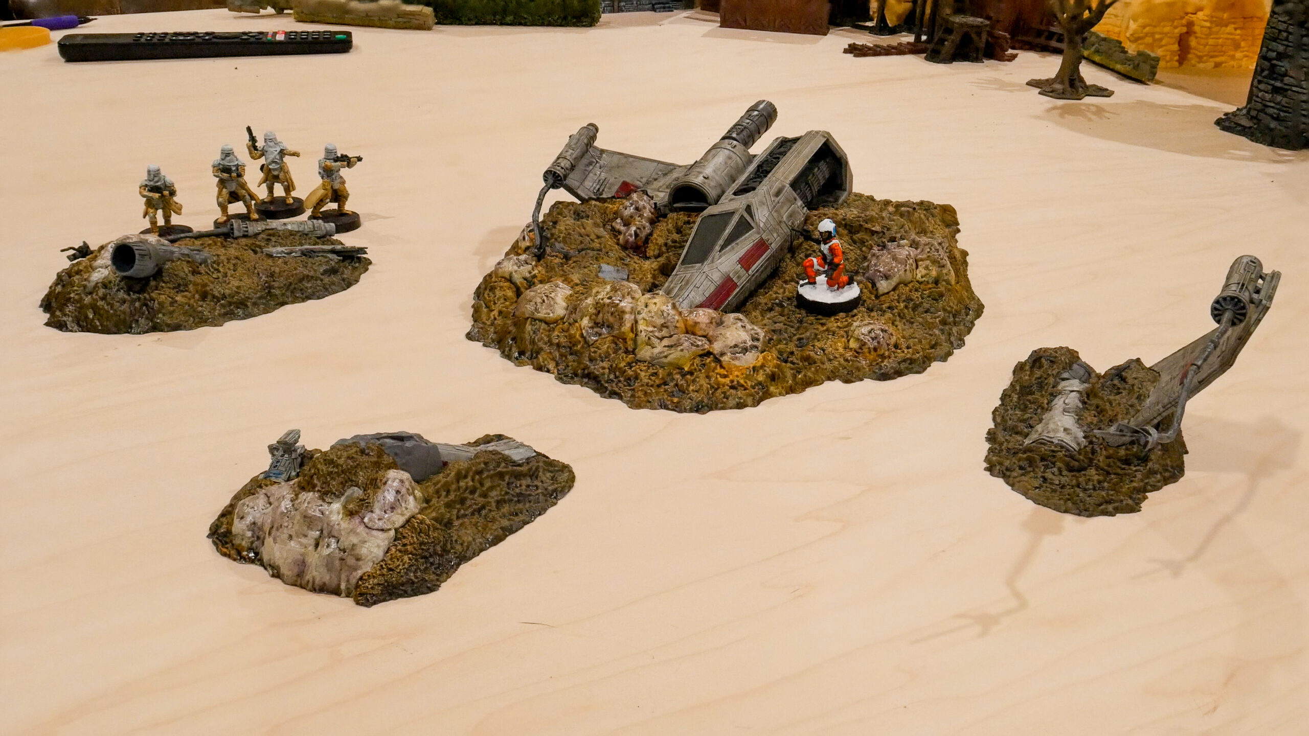 Terrain Painting – Crashed X-Wing